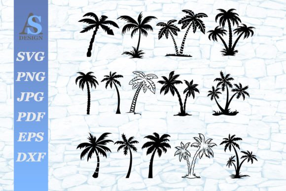 Download Palm Tree, Bundle Palm Tree SVG - Palm tree svg Collection