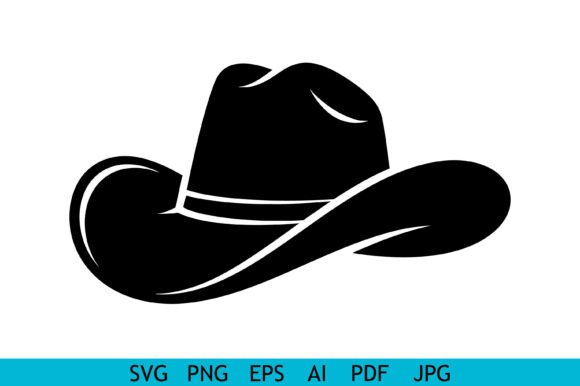 Download Western Cowboy Hat Silhouette Vector - Premium Resources