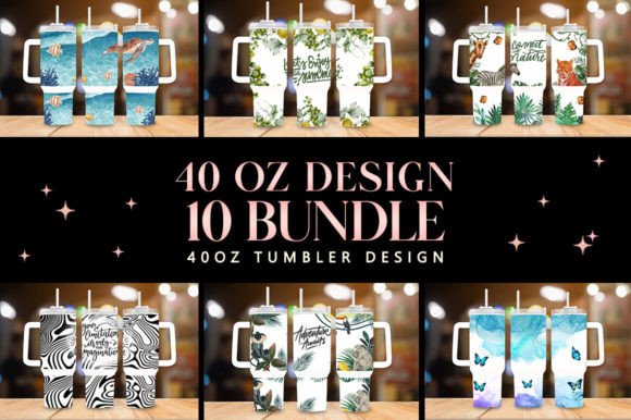 Download Butterfly Design 40oz Tumbler Bundle - Butterfly design Collection