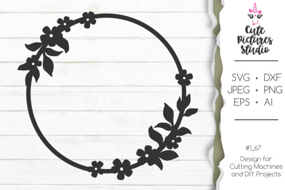 Download Wildflowers Round Frame - Wildflower Collection
